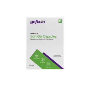 Goflaxo Omega-3 1000 mg Veg Softgel Capsule